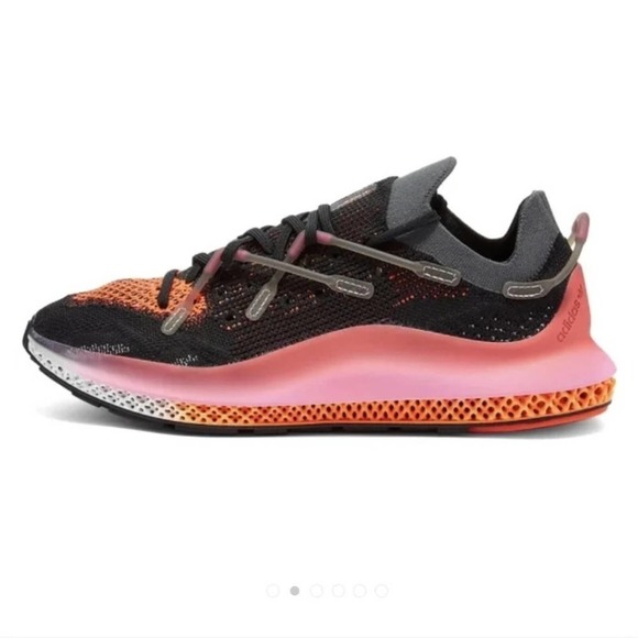 ADIDAS 4D Fusio pink orange black running athletic active tennis shoes size 11.5 main image 13